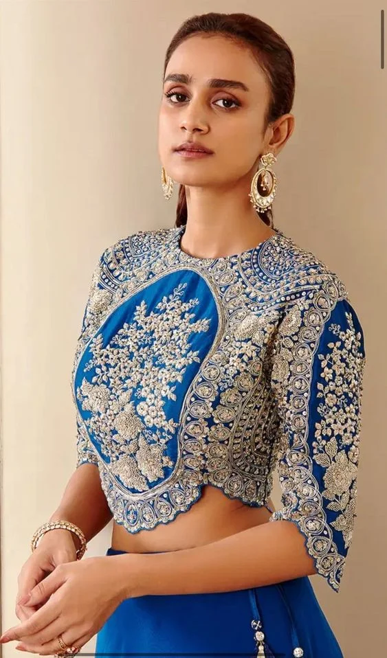 Embroidered Bridal Blouse Designs