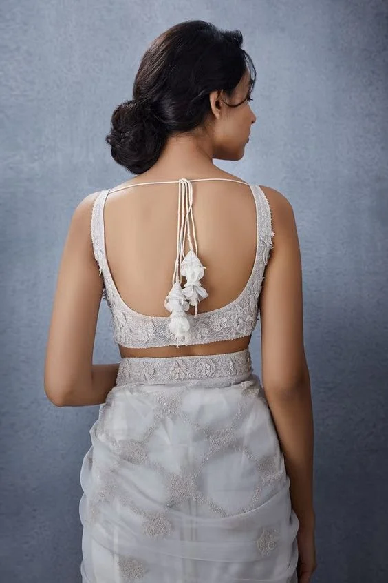 Simple Backless Blouse