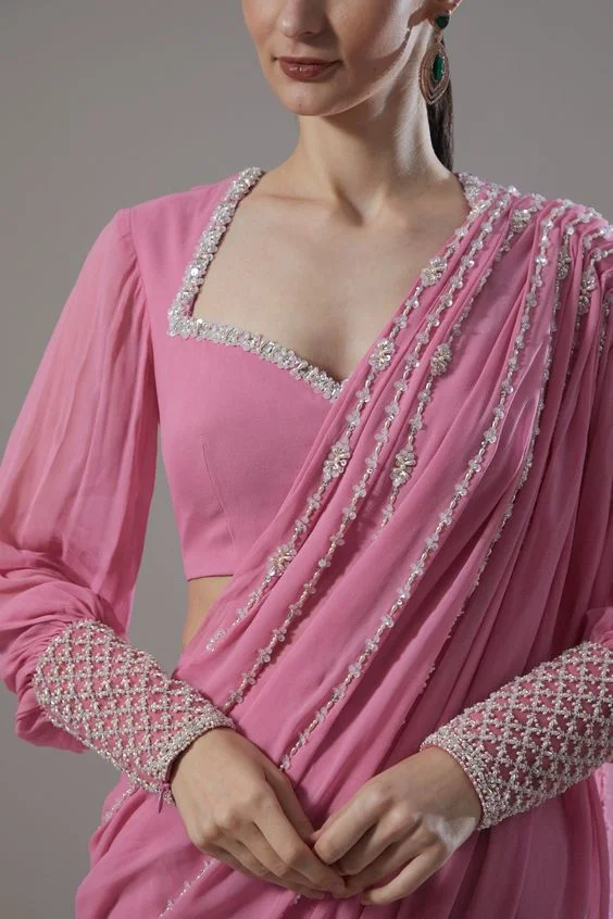 Trendy simple blouse designs