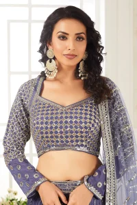 Embroidered full sleeve blouse