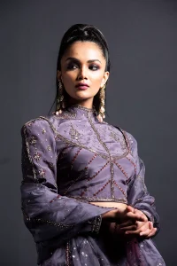 High Neck lehenga blouse
