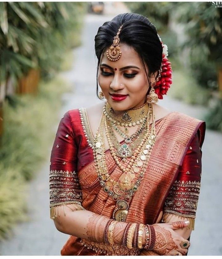 Kerala Wedding Saree Blouse Designs