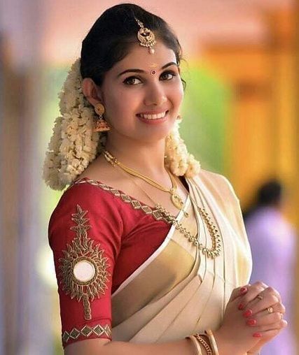 Kerala Set Saree Blouse Designs