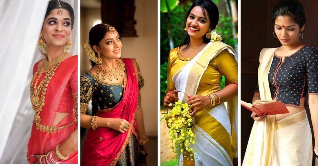 Kerala Saree Blouse Designs