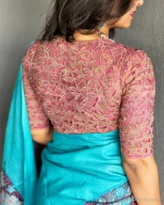 Cutwork Saree Blouse Designs