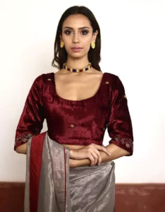 U-Neck Saree Blouse