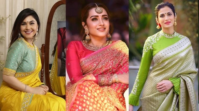 How to Choose Blouse Color for Saree