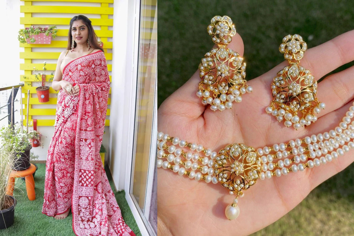 You are currently viewing 10 Stunning Saree Designs for Engagement with Perfect Jewelry Combos